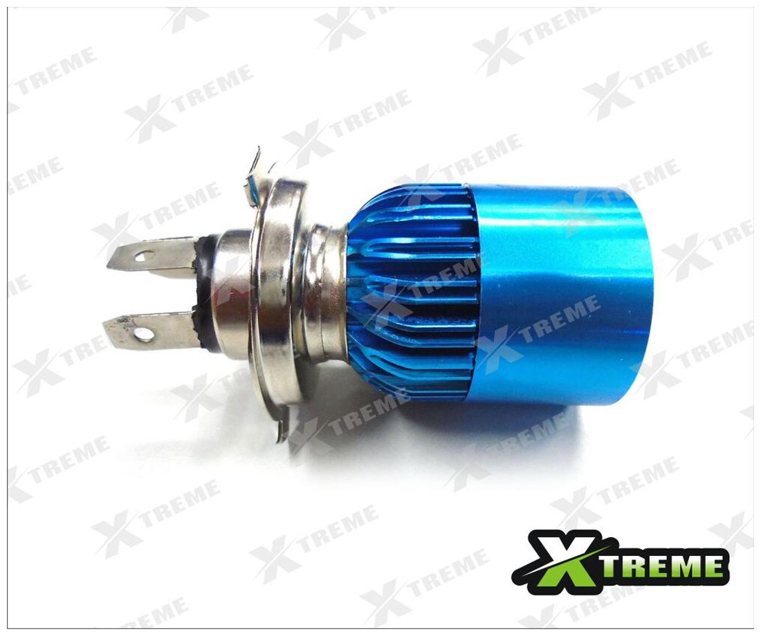 

Xtreme-In White 3 Cree Led Blue Headlight H4 Hid Bulb (B) For Bajaj Discover 125 T