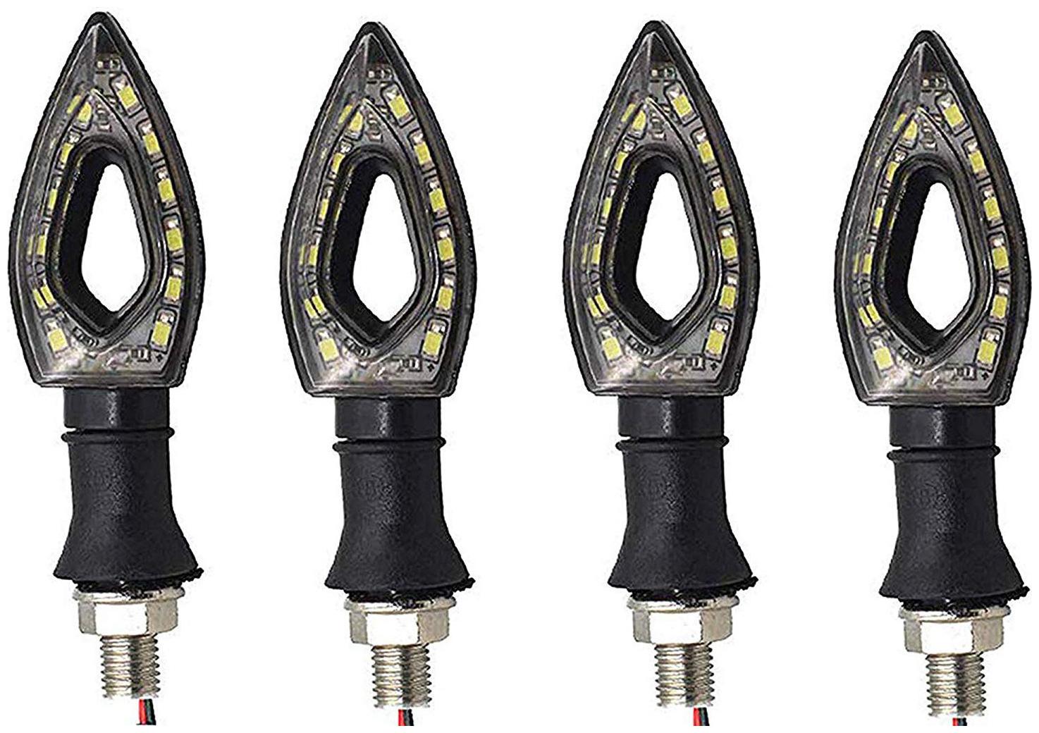 

Yashinika Front LED Indicator Light for Universal For Bike KTM Yamaha Mahindra Royal Enfield Bajaj Suzuki Hero Universal For Bike (White)