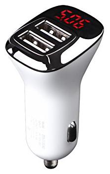 

Zebronics CC52AD Car Charger Dual-Port USB LED Indicator with Smart IC Fast Car Charger - White
