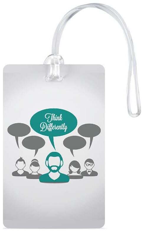 

100yellow Luggage Tags- Printed High Quality Gloss Finish PVC Travel Bag Tag with Silicon Strap- Ideal For Travel