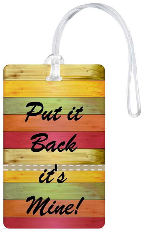 

100yellow Luggage Tags- Printed High Quality Gloss Finish PVC Travel Bag Tag with Silicon Strap- Ideal For Travel