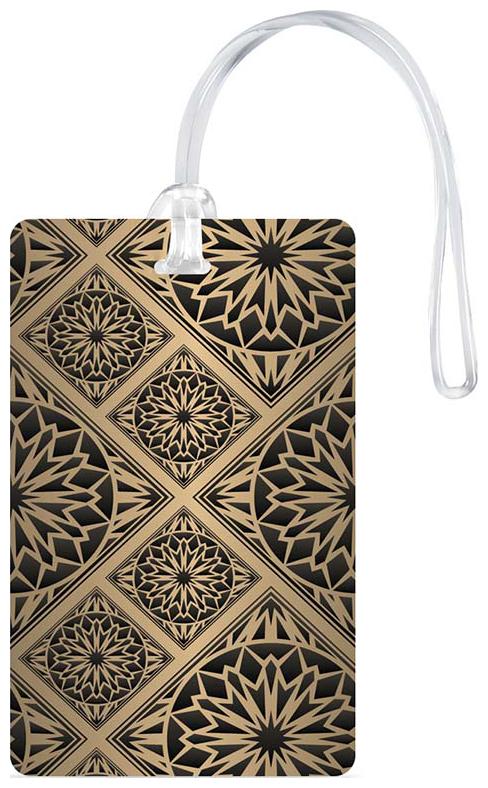 

100yellow Luggage Tags- Printed High Quality Gloss Finish PVC Travel Bag Tag with Silicon Strap- Ideal For Travel
