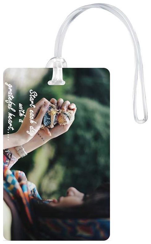 

100yellow Luggage Tags- Printed High Quality Gloss Finish PVC Travel Bag Tag with Silicon Strap- Ideal For Gift