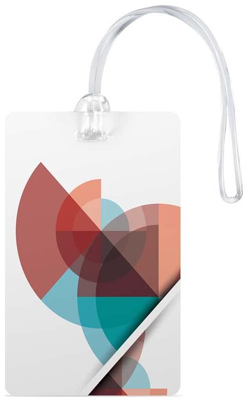 

100yellow Luggage Tags- Printed High Quality Gloss Finish PVC Travel Bag Tag with Silicon Strap- Ideal For Travel