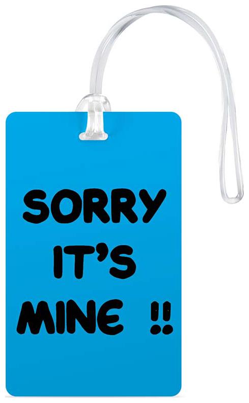 

100yellow Luggage Tags- Printed High Quality Gloss Finish PVC Travel Bag Tag with Silicon Strap- Ideal For Travel