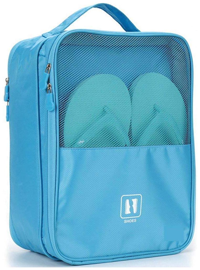 

I Divas 3 Pair Water Proof Shoe Storage Travel Tote Bag