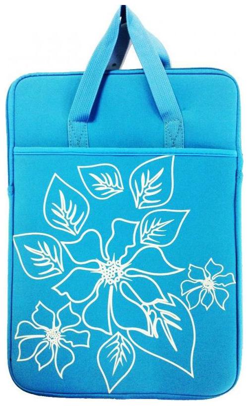 

37 08 cm (14 6 Inch) Laptop Sleeve (Blue White)