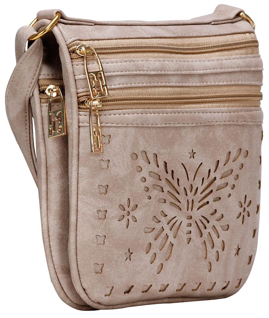 

Aadhunik Libaas White PU Solid Sling Bag