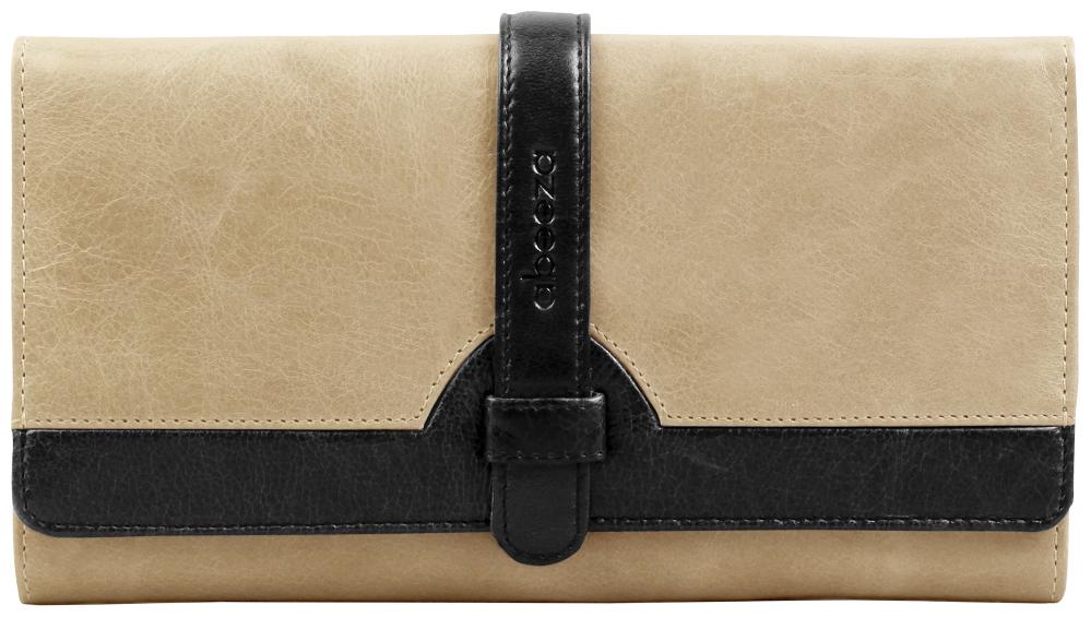 

ABEEZA Women Beige Leather Clutch