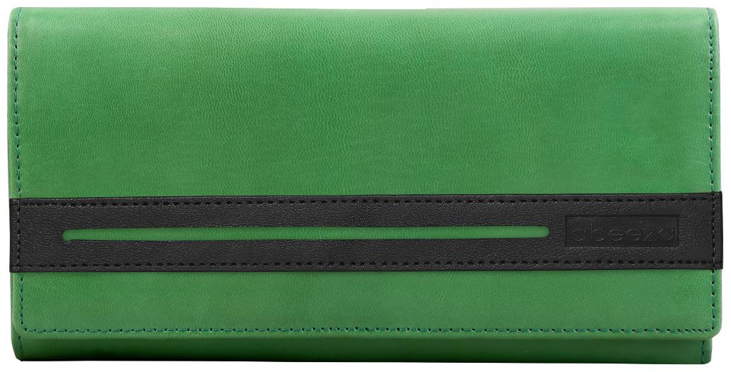 

ABEEZA Women Green Leather Clutch