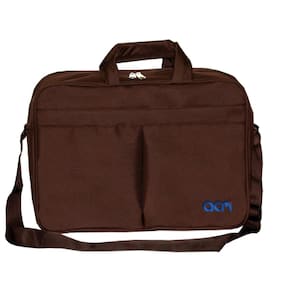 Acm Executive Office Padded Laptop Bag for Hp Pavilion X360 11-N109tu 11.6" Laptop Brown
