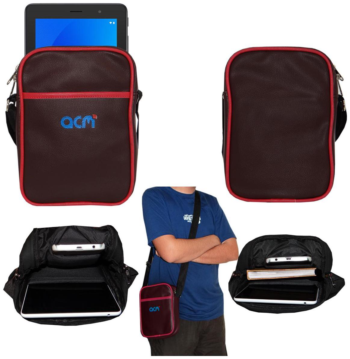 

Acm Premium Soft Padded Shoulder Sling Bag for Alcatel 1t7 Carrying Case
