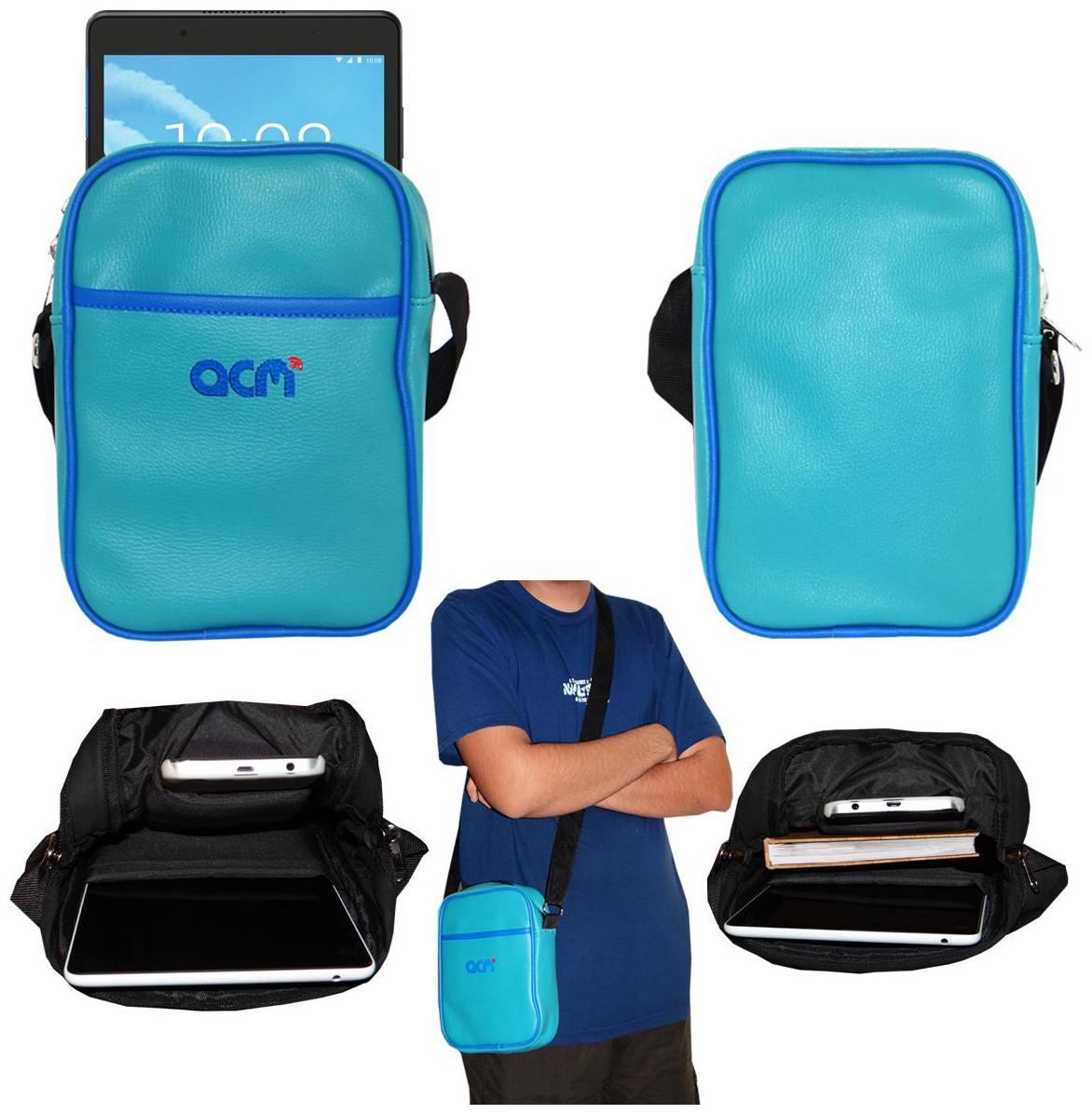 

Acm Premium Soft Padded Shoulder Sling Bag for Lenovo Tab E8 Carrying Case