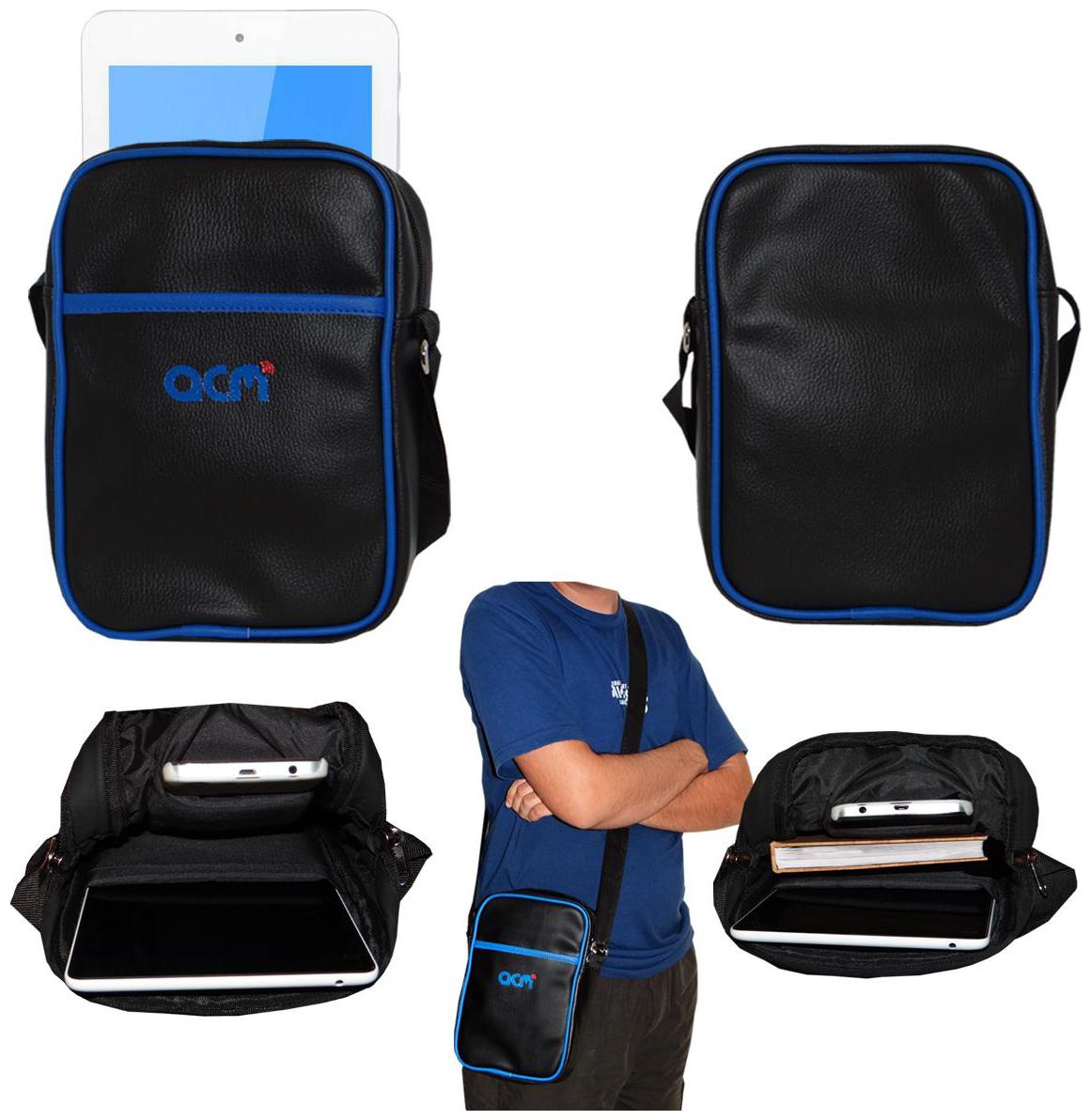 

Acm Premium Soft Padded Shoulder Sling Bag for Digiflip Pro Et701 Carrying Case Black