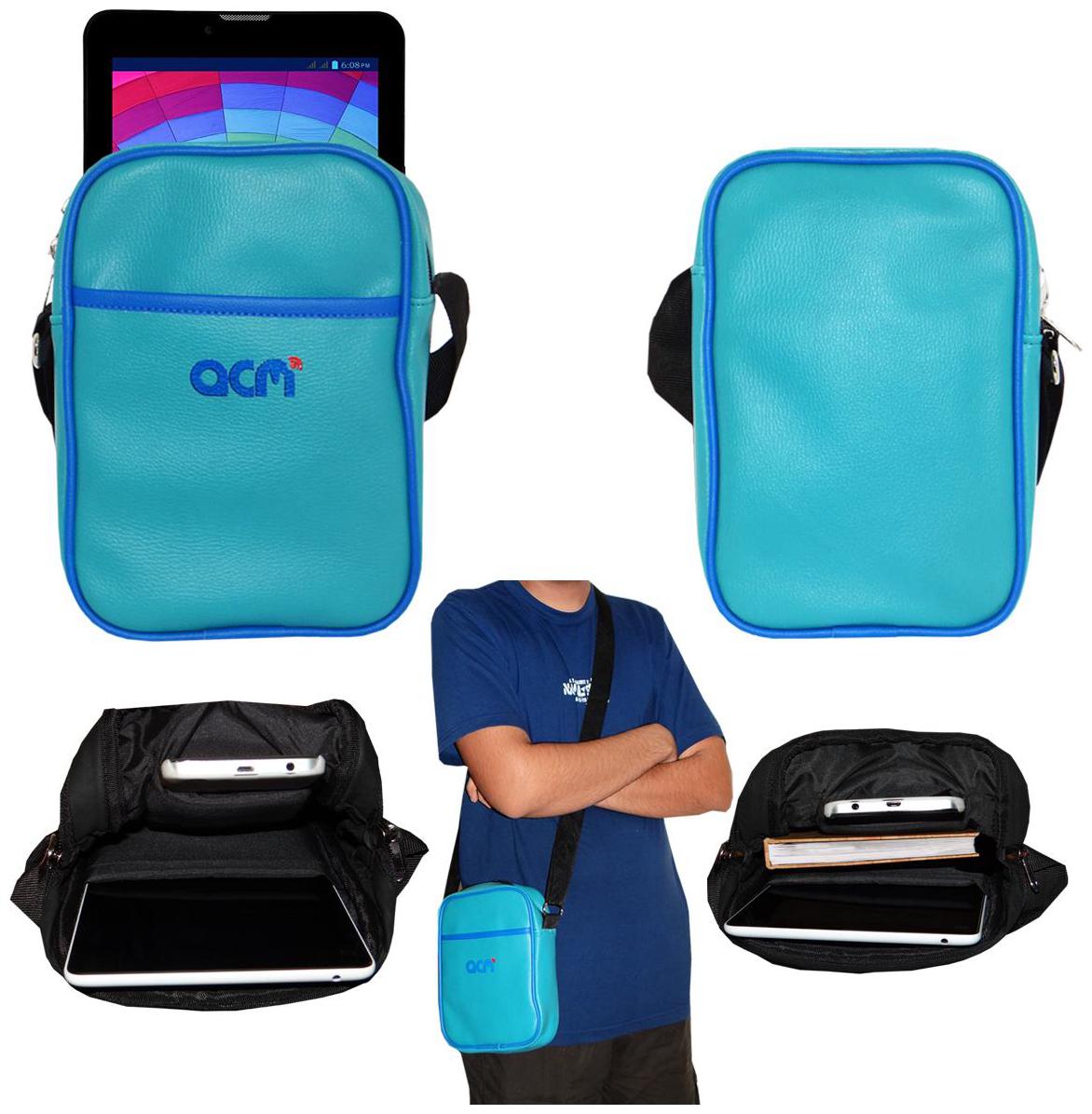 

Acm Premium Soft Padded Shoulder Sling Bag for Datawind Ubislate 3g7x New Carrying Case