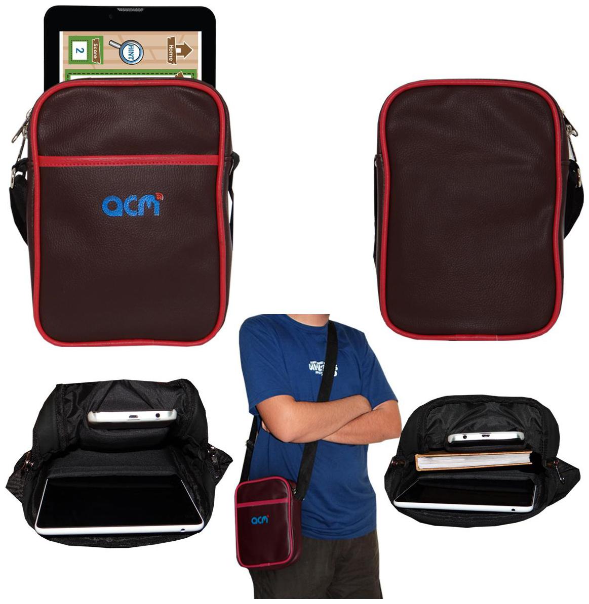 

Acm Premium Soft Padded Shoulder Sling Bag for Datawind Vidyatab Punjabi Carrying Case