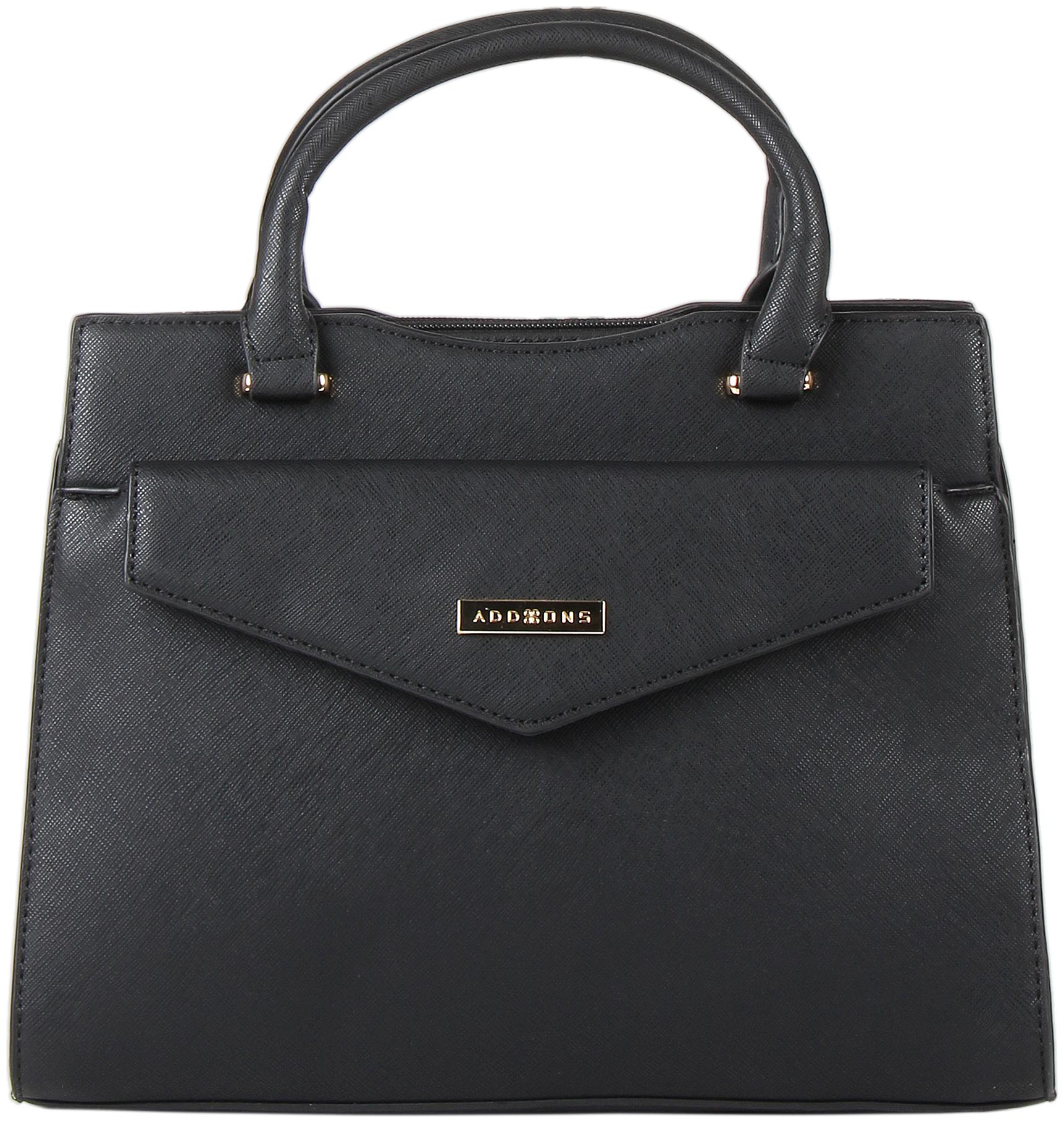 

Addons Black PU Handheld Bag