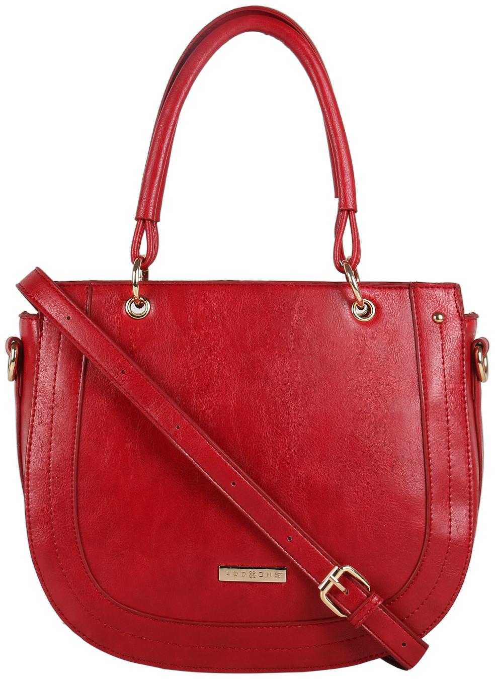 

Addons Red PU Shoulder Bag - BAG-TOT-179