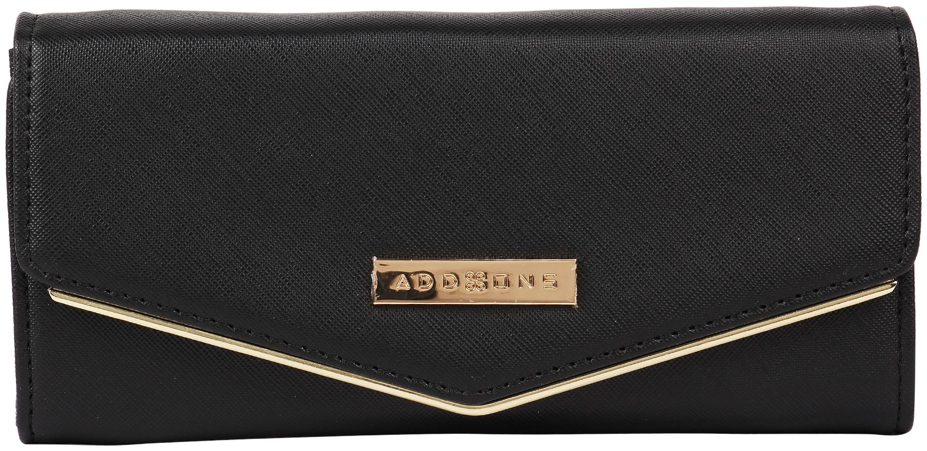 

Addons Women Black PU Wallet