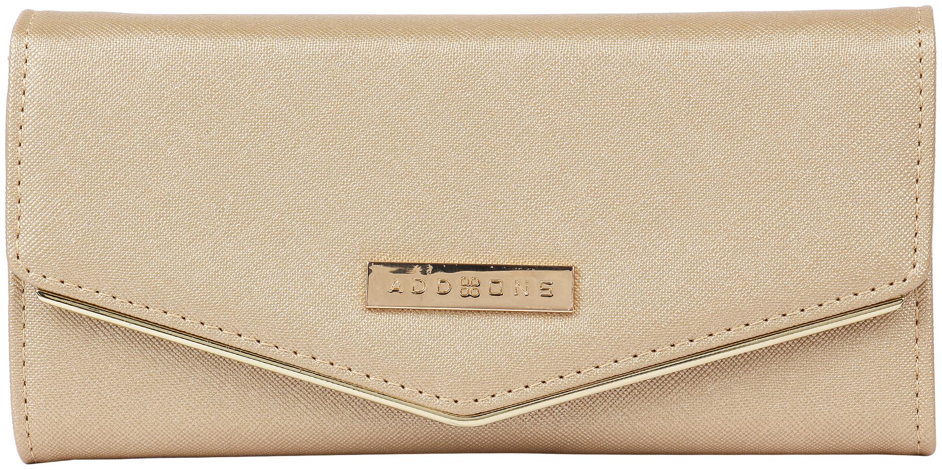 

Addons Women Gold PU Wallet