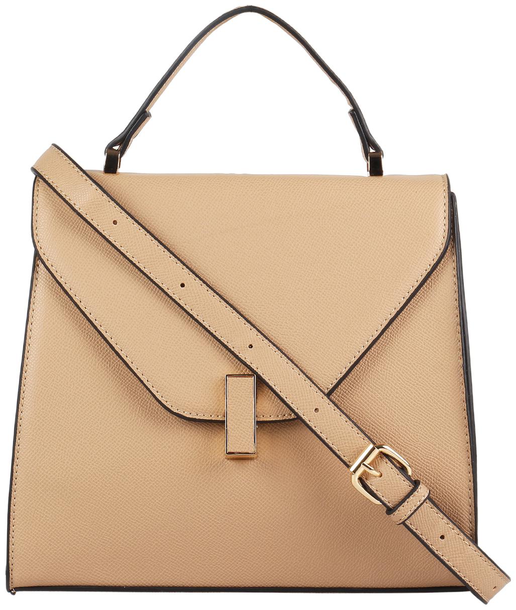 

Addons Beige PU Satchel - BAG-STCHL-034