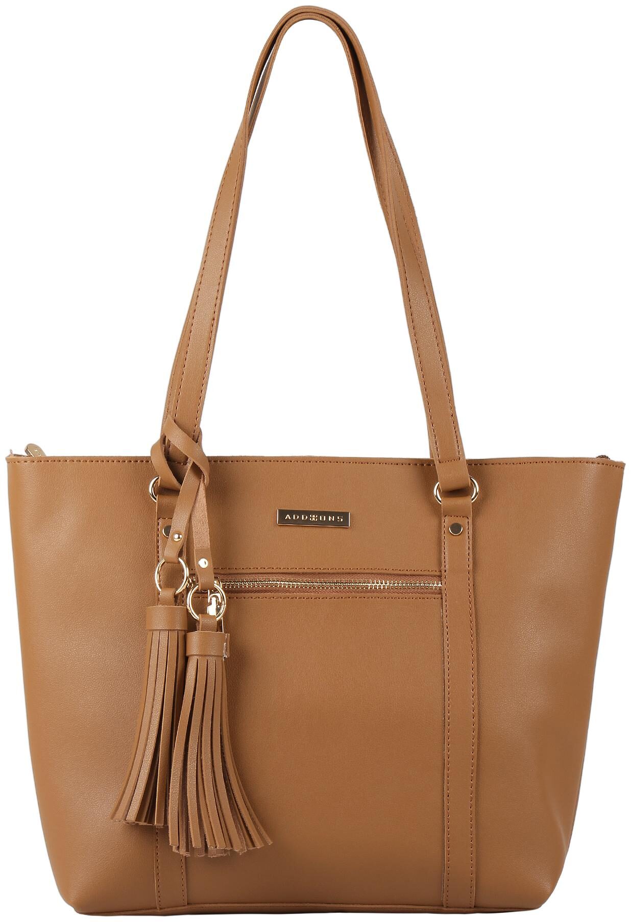 

Addons Beige PU Shoulder Bag