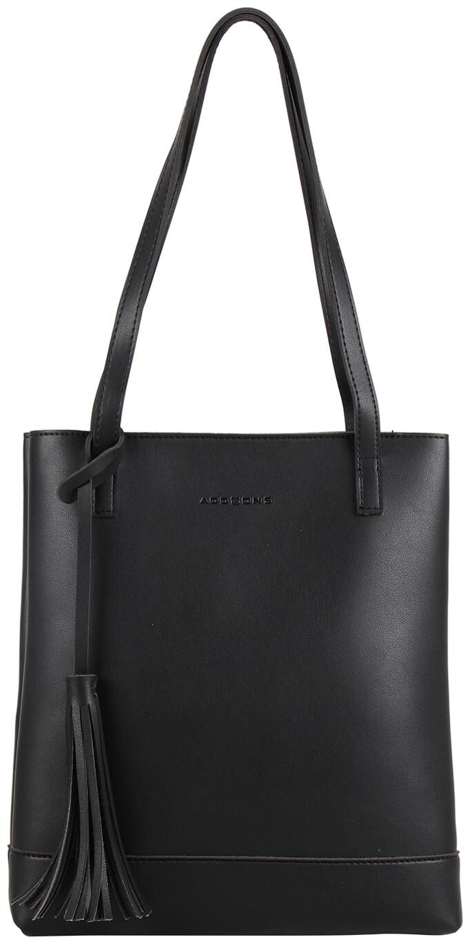 

Addons Women Solid PU - Tote Bag Black