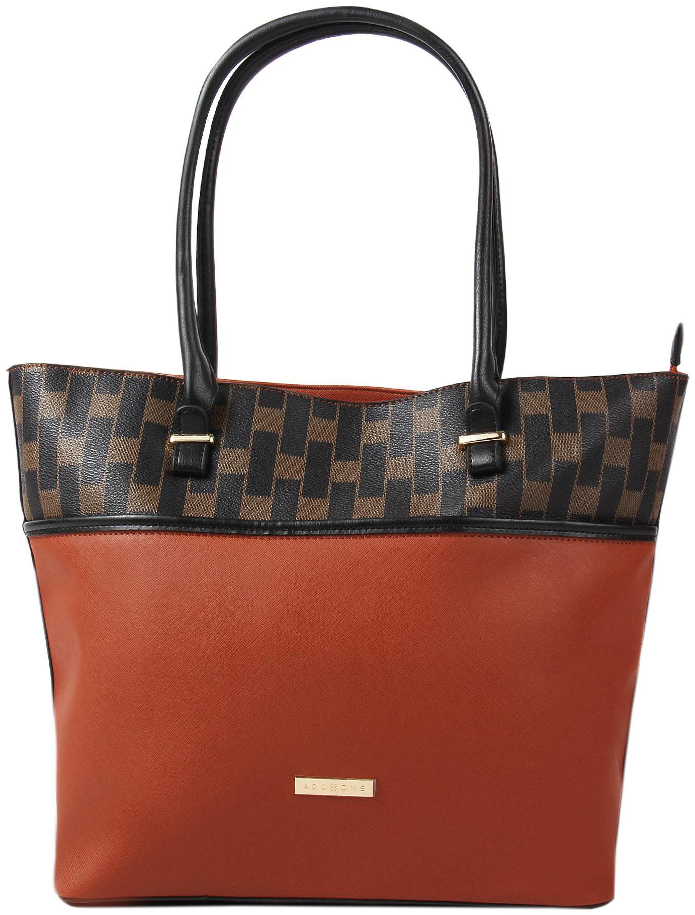 

Addons Tan PU Shoulder Bag