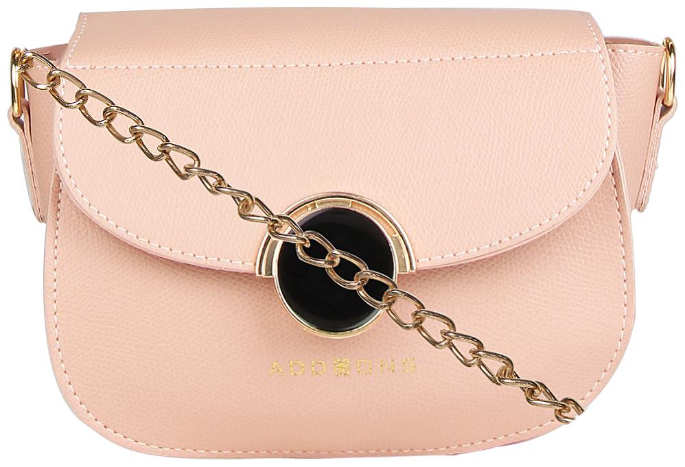 

Addons Pink PU Solid Sling Bag