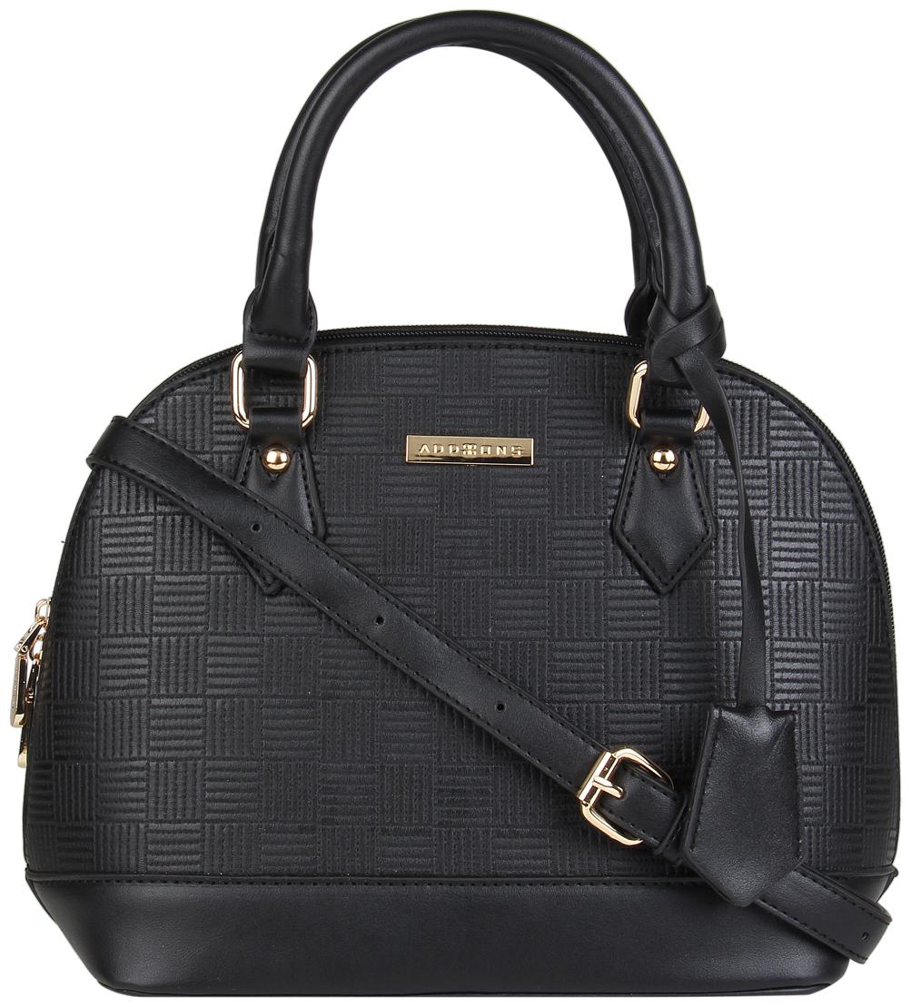 

Addons Black PU Satchel