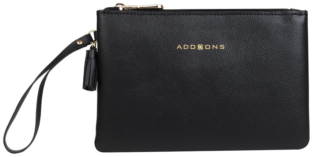 

Addons Women Black PU Wallet