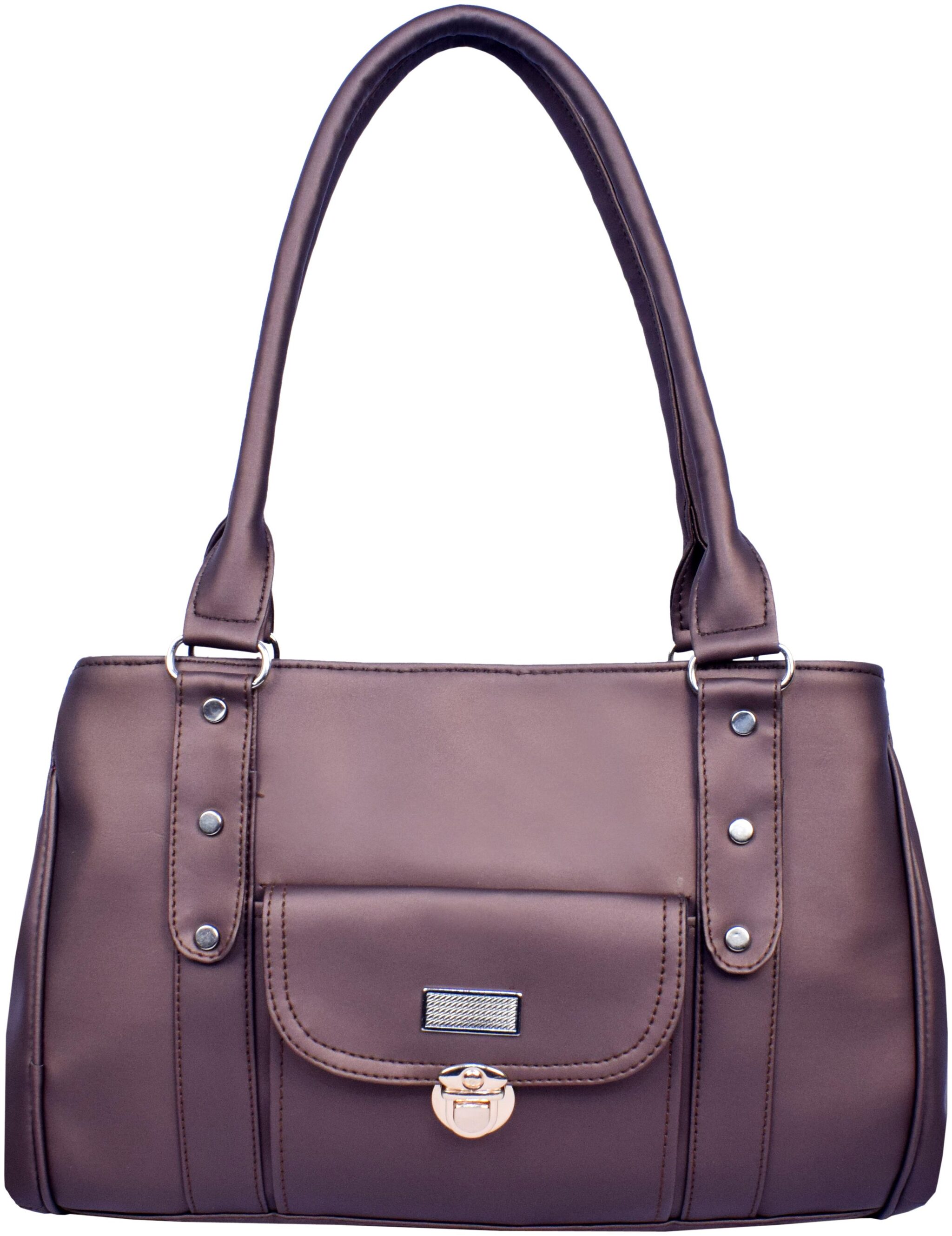 

All Day 365 Brown Faux Leather Shoulder Bag - HANDBAGS AD620 AD627