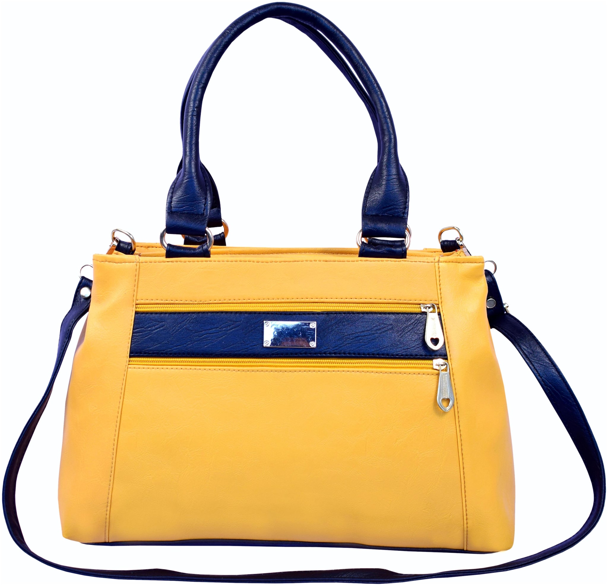 

All Day 365 Yellow PU Handheld Bag