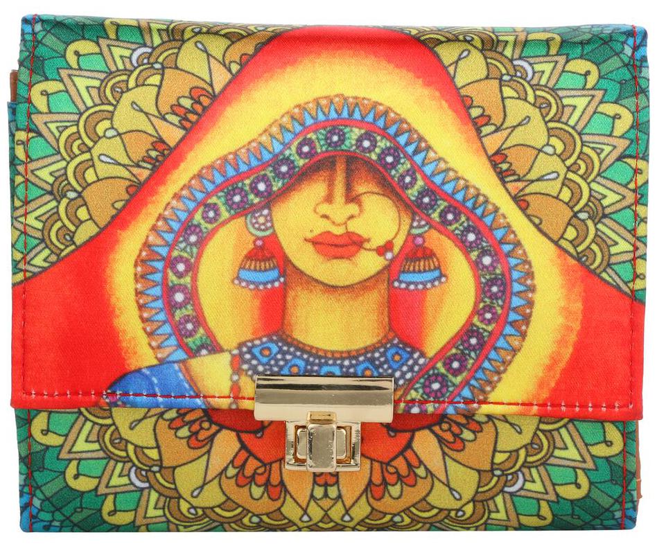 

ALL THINGS SUNDAR Women Multi Satin Wallet