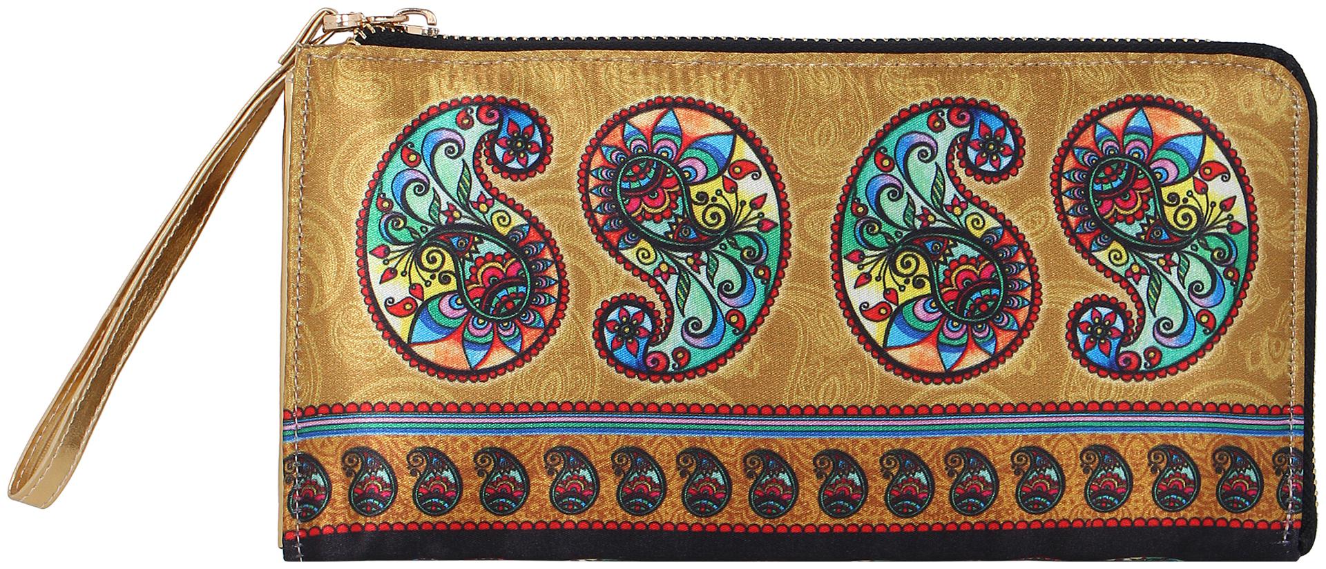 

ALL THINGS SUNDAR Women Multi Satin Wallet