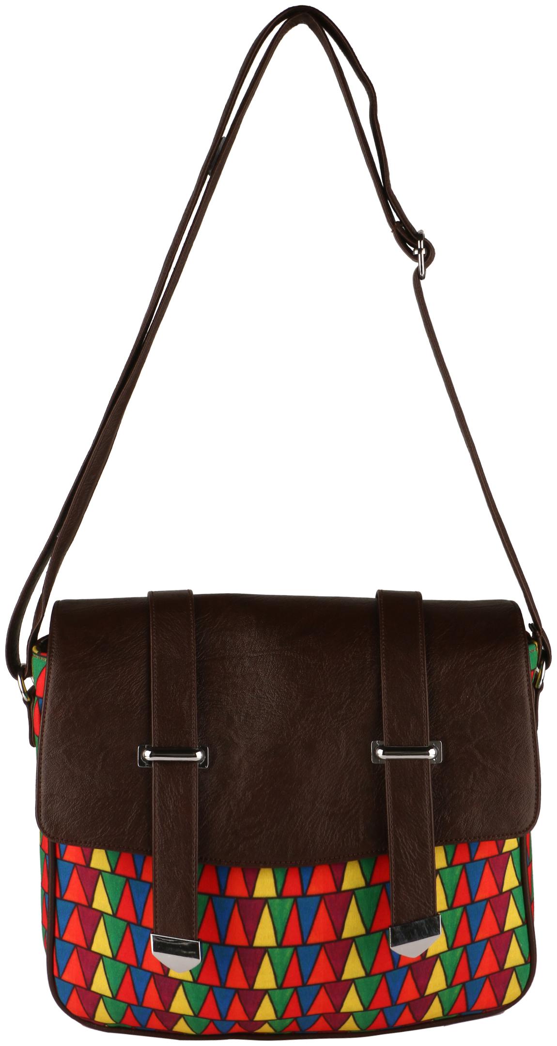 

ALL THINGS SUNDAR Multi Cotton Printed Sling Bag