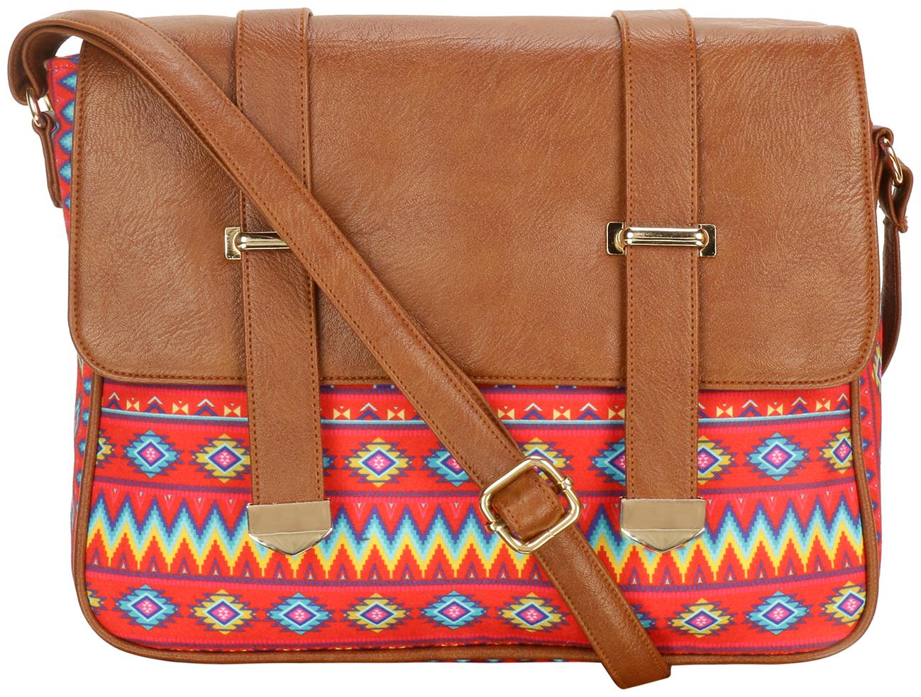 

ALL THINGS SUNDAR Multi Cotton Printed Sling Bag