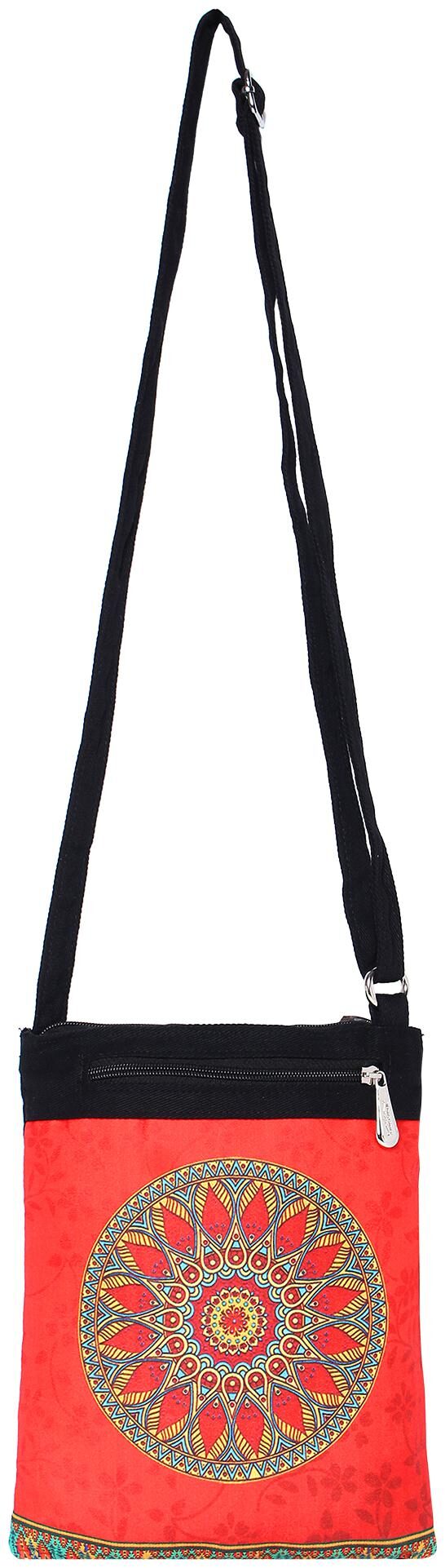 

ALL THINGS SUNDAR Multi Canvas Printed Sling Bag