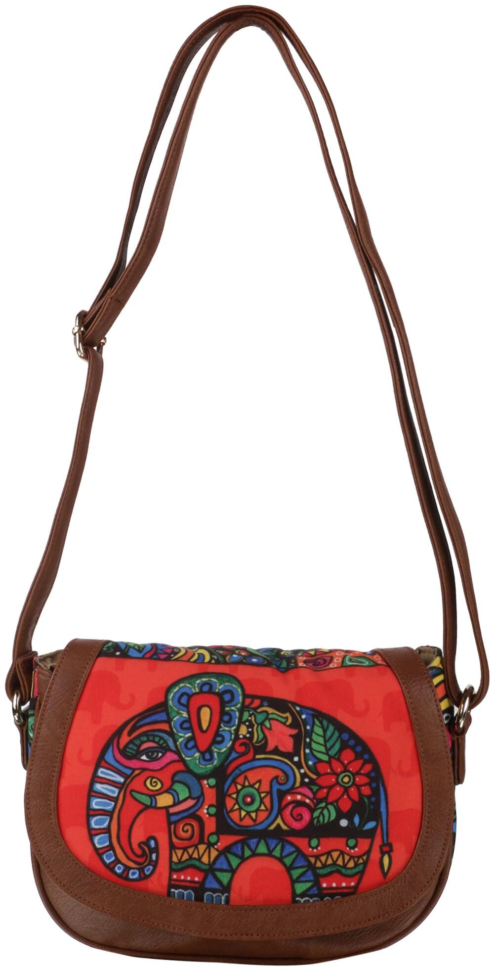 

ALL THINGS SUNDAR Multi Cotton Printed Sling Bag