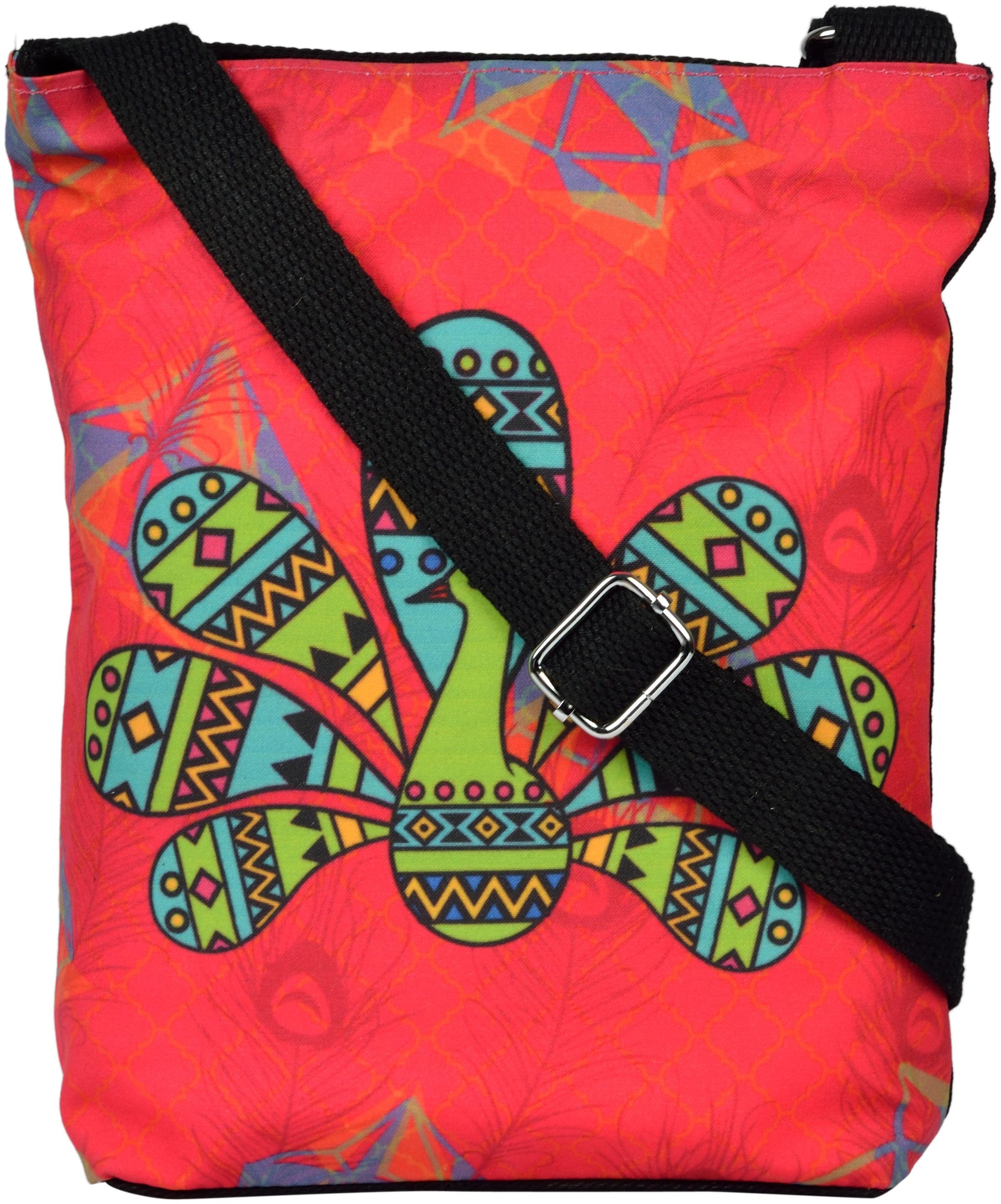 

ALL THINGS SUNDAR Multi Canvas Printed Sling Bag