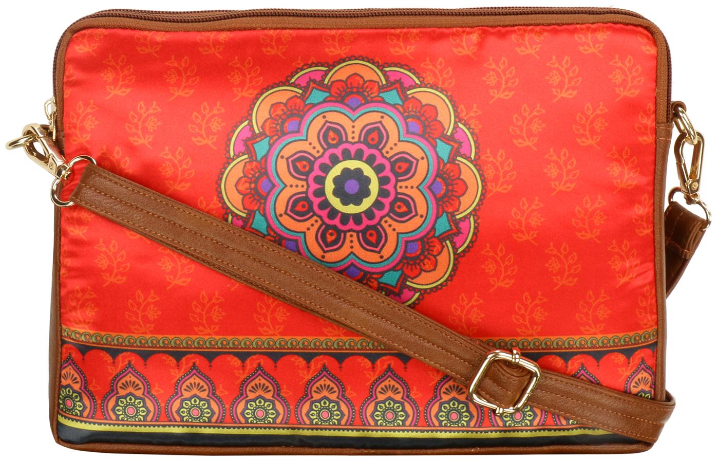 

ALL THINGS SUNDAR Multi Fabric Printed Sling Bag