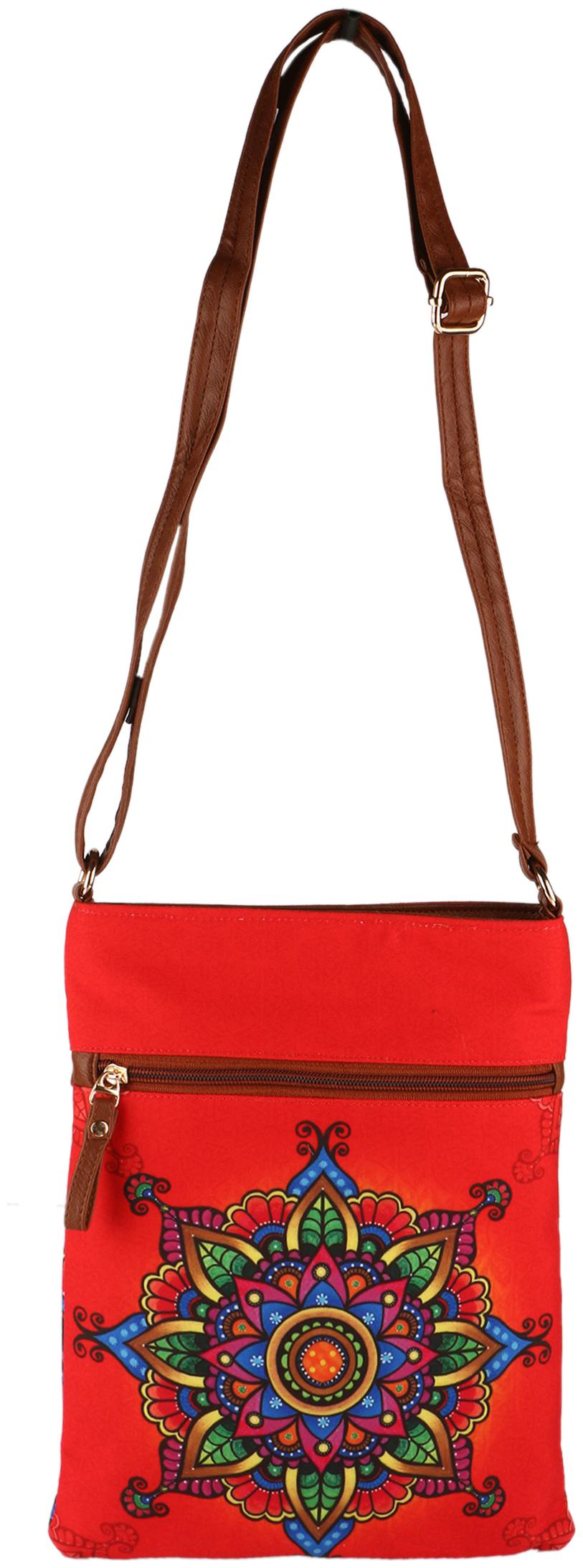 

ALL THINGS SUNDAR Multi Fabric Printed Sling Bag