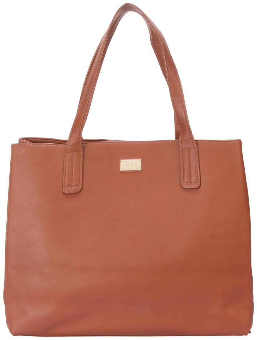 

Allen Solly Brown PU Handheld Bag