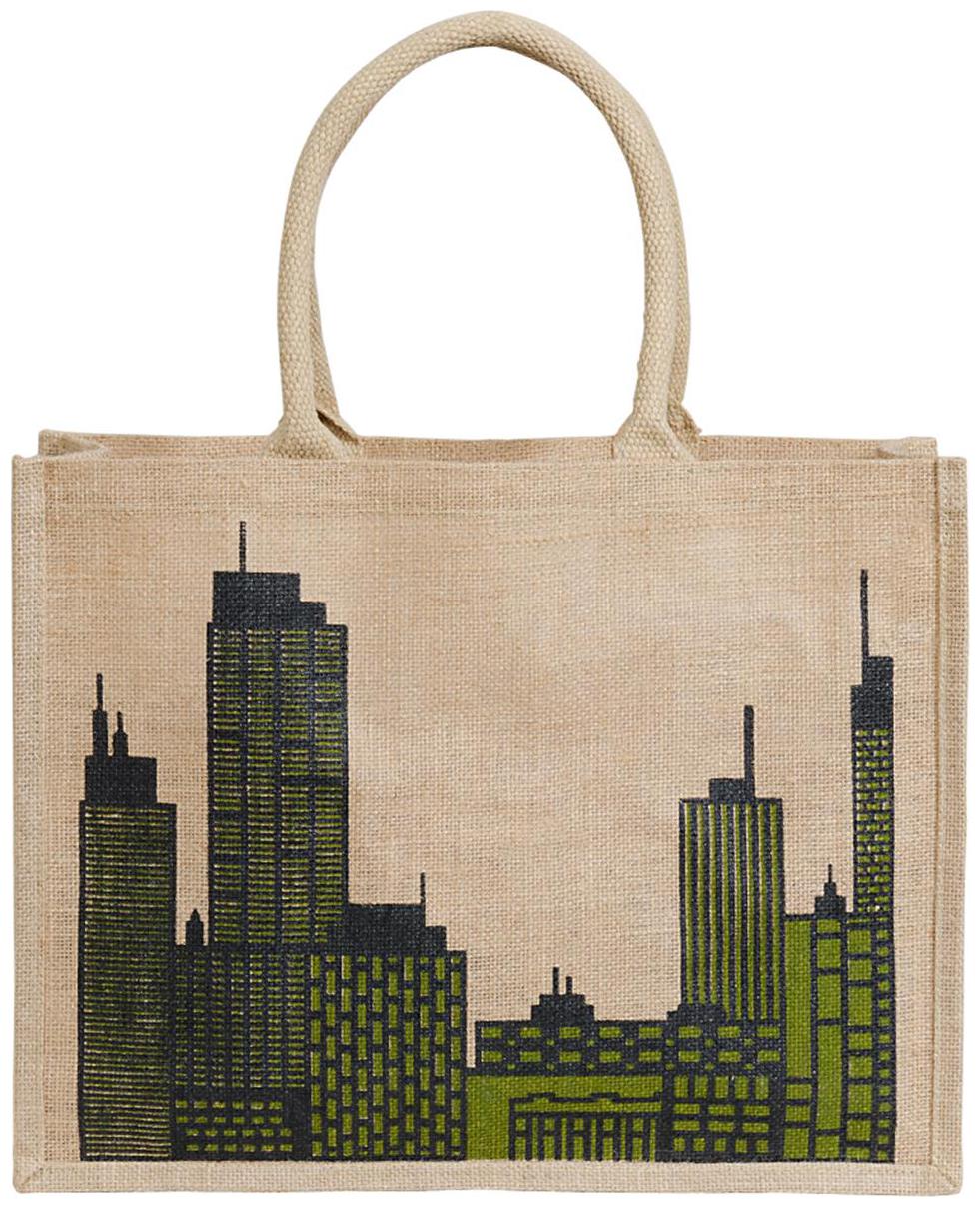 

Allure Design Hand Held Jute Bag(Khaki)