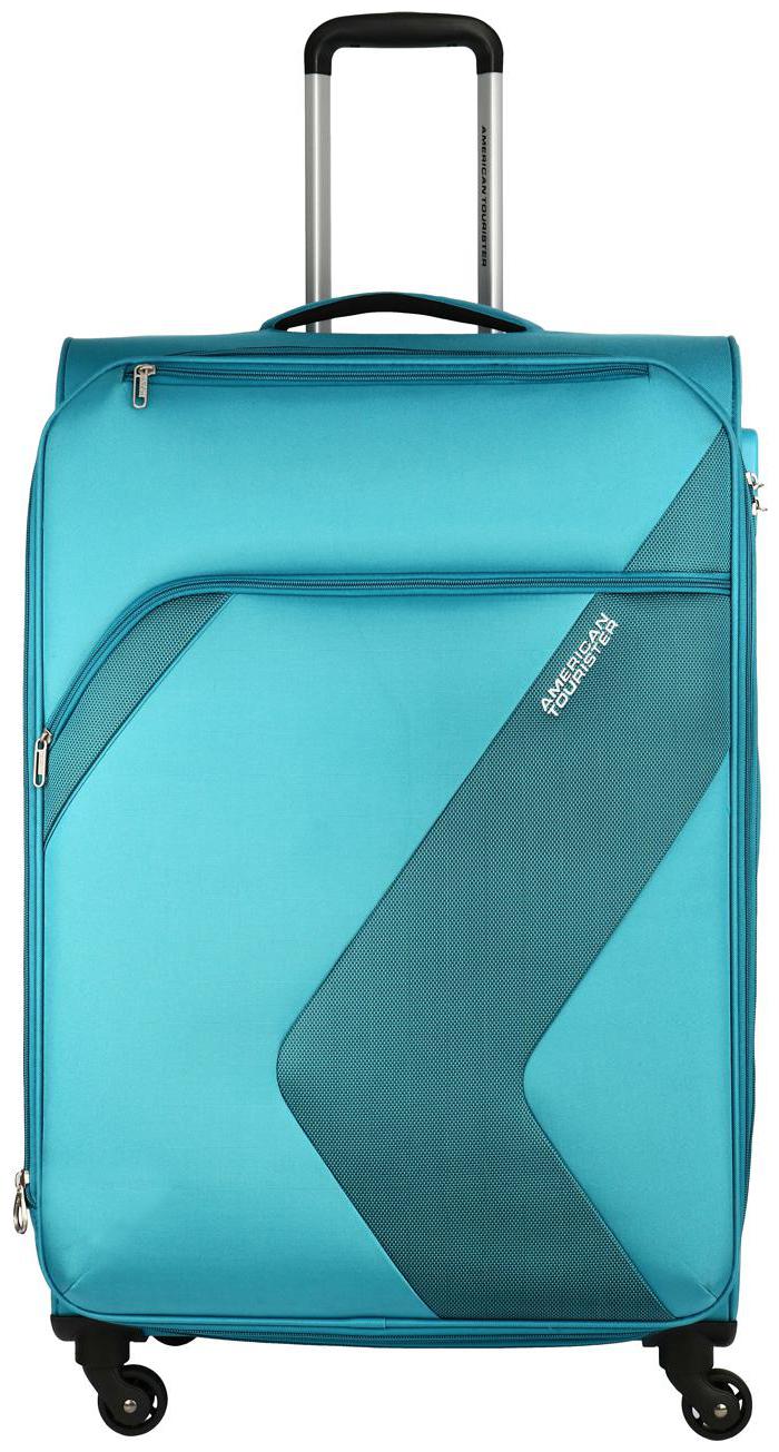 

American Tourister Cabin Size Soft Luggage Bag ( Blue 4 Wheels )