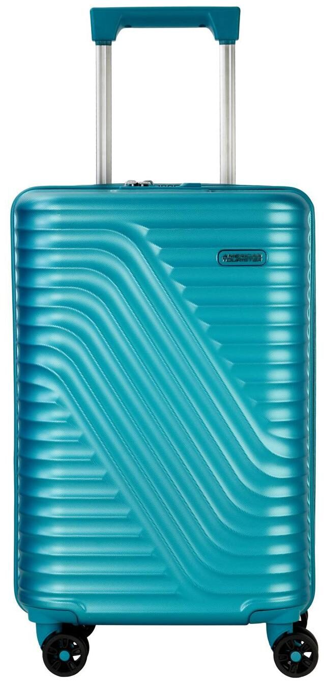 

American Tourister Cabin Size Hard Luggage Bag ( Blue 8 Wheels )