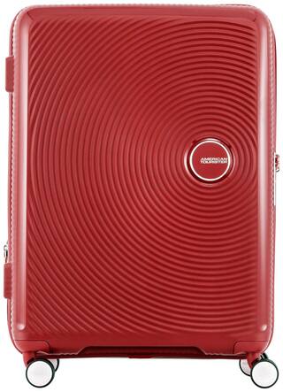 Buy American Tourister Cabin Size Hard Luggage Bag Red 8