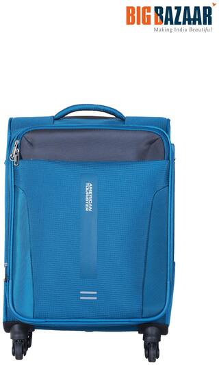 Buy American Tourister Cabin Size Soft Luggage Bag Blue 4