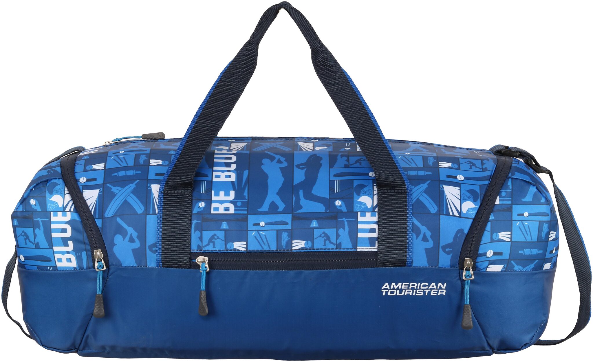 

American Tourister Polyester Men Gym bag - Blue