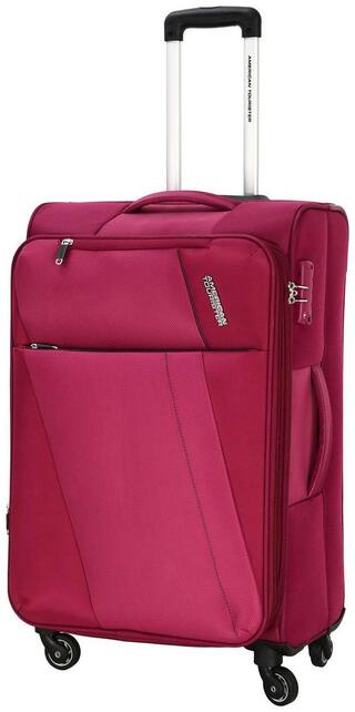 Buy American Tourister Cabin Size Soft Luggage Bag Pink 4